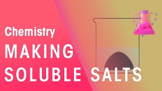 Making Soluble Salts  Acids Bases amp Alkalis  Chemistry  The Fuse School [upl. by Ydiarf]