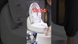 Two in one best wc 2025 shorts plumbing morocco nador oujda fyp diy howto [upl. by Karee]