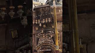 The Edicule in the Church of the Holy Sepulchre jerusalem churchoftheholysepulchre holychurch [upl. by Enenej]