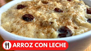 COMO PREPARAR EL MEJOR ARROZ CON LECHE  SUPER CREMOSO [upl. by Nij253]