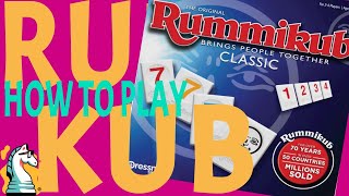 How to Play Rummikub  a complete tutorial [upl. by Bartholomew]