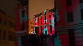 Riga City Hall lightsfestival Riga lativa [upl. by Leibrag]