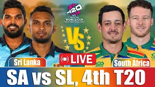 ICC T20 World Cup 2024 Live  SA vs SL 4th Match Live Scores LIVE CRICKET MATCH TODAY [upl. by Christianity]