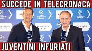 Piccinini  Ambrosini SUCCEDE IN TELECRONACA  Juventini INFURIATI [upl. by Icnan]