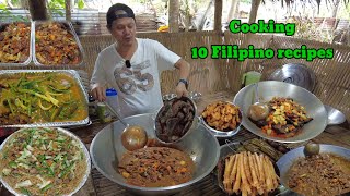 Ang daming orders Cooking 10 Filipino recipes Lutong pinoy [upl. by Surovy]