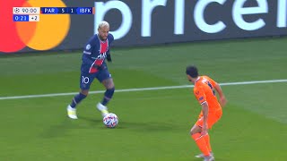 Neymar vs Istanbul Basaksehir UCL Home 2021  HD 1080i [upl. by Ecirtnom47]