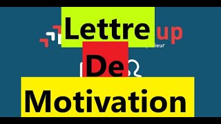 LETTRE DE MOTIVATION SUR PARCOURSUP  EXEMPLE [upl. by Xam579]