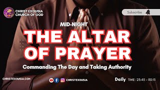 MIDNIGHT ALTAR OF PRAYER COMMANDING YOUR DAY [upl. by Roselane]