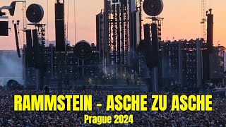 RAMMSTEIN quotAsche zu Aschequot Live in Praha Letnany 2024 [upl. by Ehcor]