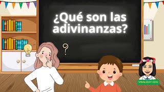 LAS ADIVINANZAS EJEMPLOS DE ADIVINANZAS [upl. by Larena725]