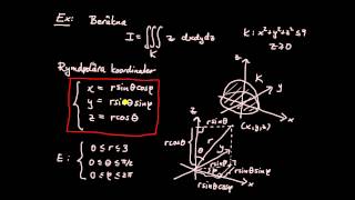 Integralkalkyl flerdim del 20  variabelbyte i trippelintegral [upl. by Anaiq]