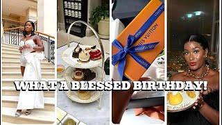 Vlog  BIRTHDAY VLOG  HIGH TEA EXPERIENCE  UNBOXING GIFTS  BUYBUY STATION COACH BAG GIVEAWAY [upl. by Esmaria]