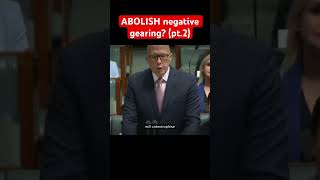 ABOLISH negative gearing auspol australia news housingcrisis news negativegearing [upl. by Lawford4]