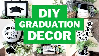 DIY Graduation Decor  Easy Graduation DIYs  Dollar Tree Graduation DIYs [upl. by Goodill]