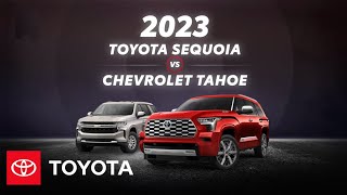 2023 Toyota Sequoia vs 2023 Chevy Tahoe  Toyota [upl. by Eloci]