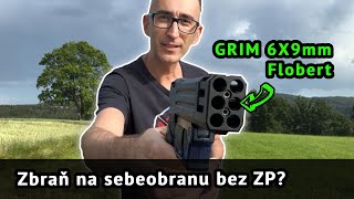 Zbraň na sebeobranu bez zbrojáku Pistole 9mm Flobert GRIM [upl. by Rehpotsyrhc537]