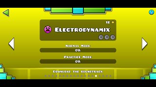 Electrodynamix attempts geometry dash [upl. by Aihcrop]