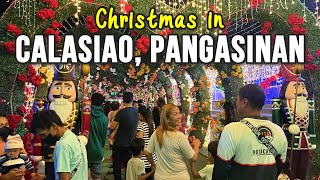 Christmas in CALASIAO PANGASINAN PHILIPPINES  FANTASTIC CHRISTMAS VILLAGE amp STREET FOOD TOUR [upl. by Eldnar]