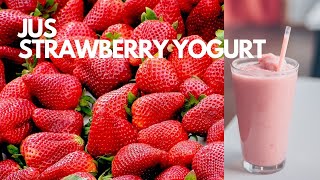 Cara Membuat Jus Strawberry dan Yogurt menggunakan VITAMER [upl. by Leith801]