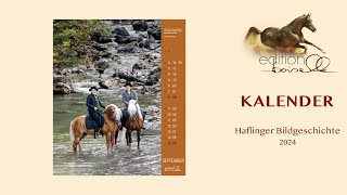 Haflinger Kalender Innenseite 2024 [upl. by Pinzler]