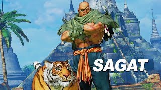 Street Fighter V Arcade Edition  Sagat Gameplay Trailer [upl. by Anitnatsnoc418]