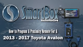 How to Program a Proximity Key to a 2013  2017 Toyota Avalon [upl. by Nylanej890]