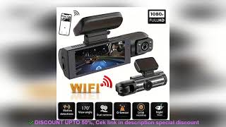 ✔️Best 1080P WIFI Dual camera Dash Cam for carsFront And Insidecar camera w [upl. by Eener]