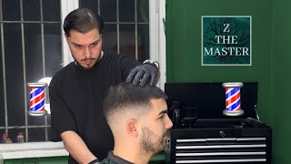 MID SKIN FADE TUTORIAL FOR BEGINNER‘s  Z THE MASTER [upl. by Essirahs]