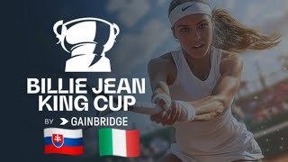 Hruncakova🇸🇮vs🇮🇹Bronzetti FINALE1 BillieJeanKing CUP Malaga 20112024 [upl. by Iru]