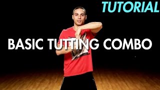 How to do a Basic Tutting Combo Dance Moves Tutorial  Mihran Kirakosian [upl. by Enomor]