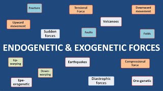 ENDOGENETIC amp EXOGENETIC FORCES [upl. by Anelaj]