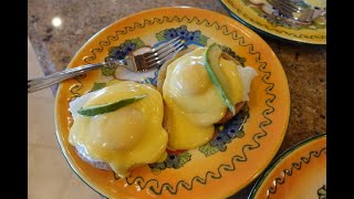 Eggs Benedict Recipe Easy Hollandaise Sauce [upl. by Bertero422]