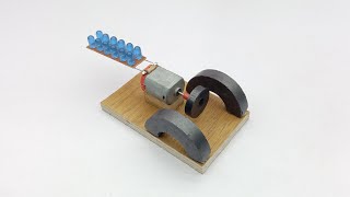 Self Running Free Energy Generator With DC Motor And Two Half Magnet [upl. by Yelsnit591]