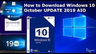 How To Download Latest Windows 10 ISO File AIO│19H2 October 2019 Update [upl. by Cavanagh900]