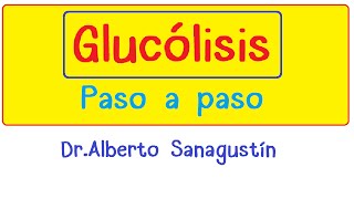 GLUCÓLISIS paso a paso Bioquímica [upl. by Reinnej]