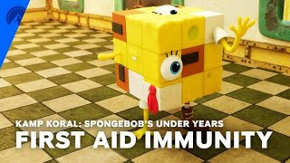 Kamp Koral SpongeBobs Under Years  SpongeBobs Immune To First Aid S1 E16  Paramount [upl. by Yelwah]