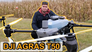 Dron rolniczy za 120k  DJI Agras T50 🤯 [upl. by Viva]