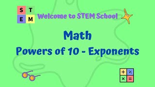 Math  Powers of 10  Exponents [upl. by Ariad]