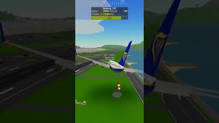 SMOOTHEST RYANAIR LANDING EVER🤣 aviation ptfs ryanairlanding smoothlanding viral popularmeme [upl. by Marucci]