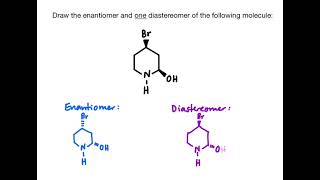 Drawing Stereoisomers of an Organic Molecule with Chiral Centers  Chemistry Practice Problems [upl. by Araminta590]