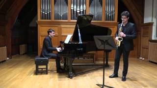 Albeniz Tango Op165 Gerardo Gozzi alto saxophone amp Stefano Marzanni piano [upl. by Abbotsen]