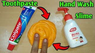 How to make slime with Lifebuoy Hand Wash and Colgate Toothpaste at home l How To Make Slime ASMR [upl. by Ewolram]