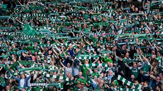 Sunshine On Leith  Hibs Fans Sing After The 2016 Scottish Cup Final [upl. by Hemingway]