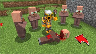 Minecraft FIND VILLAGER KILLER AND THE MURDER MYSTERY WEAPON MOD  DANGEROUS MOBS Minecraft Mods [upl. by Rosalia]