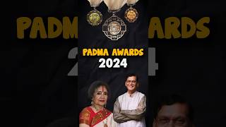 Padma Awards 2024  President of India Droupadi Murmu parcham currentaffairs padmaawards2024 [upl. by Edan]