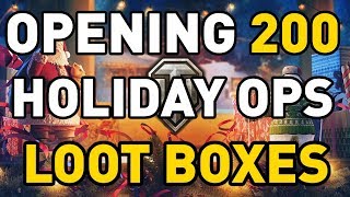 Opening 200 Loot Crates in World of Tanks Holiday Ops 2019 [upl. by Ellene]