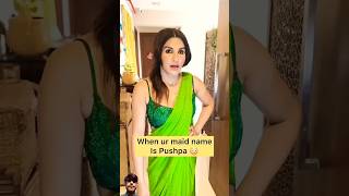 Pushpa ki nayi chalaki 🤣🤣 priyankatyagi comedy youtubeshorts shorts funny video [upl. by Louella674]