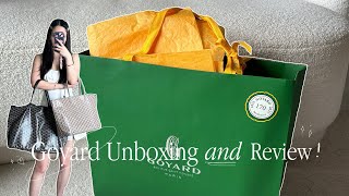 Unboxing limited edition Goyard bag and size comparison 📦 [upl. by Lin70]