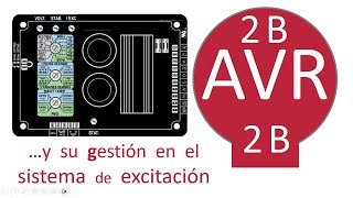 AVR parte 2 B y final La regulación de tensión dentro del sistema de excitación de un Generador [upl. by Bayer53]