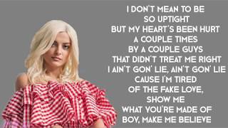 Bebe Rexha amp Florida Georgia Line  Meant To Be with LYRICS [upl. by Cherian]